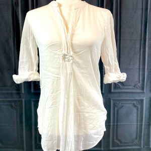 Anthropologie Splendid by Tracy Reese White Tunic Blouse - M